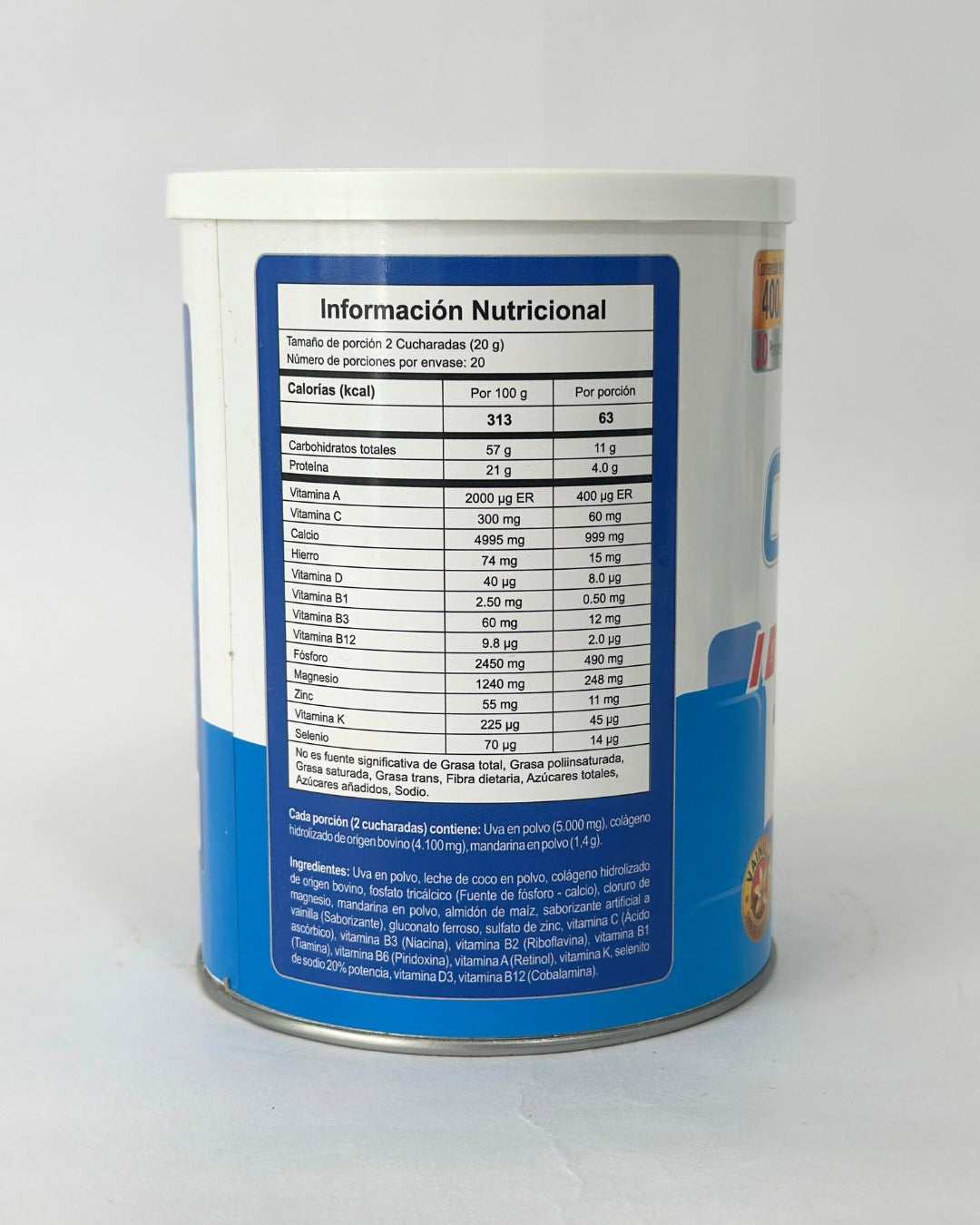 Calcio con Cloruro De Magnesio